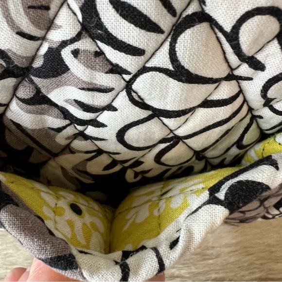 VERA BRADLEY Baroque 2010 Stroll Around Baby Diaper Bag Tote Black Yellow Y2K - Picture 6 of 17